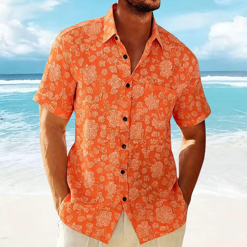 Chemise Hawaïenne d'Été 2026 pour Homme – Légère