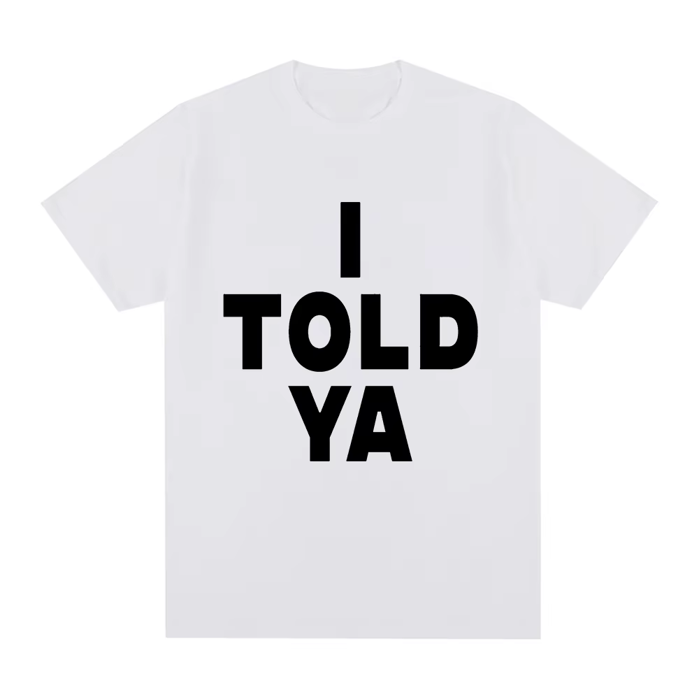 J'ai dit Ya Challengers ZENDAYA T-Shirt hommes Harajuku esthétique graphique Tashi