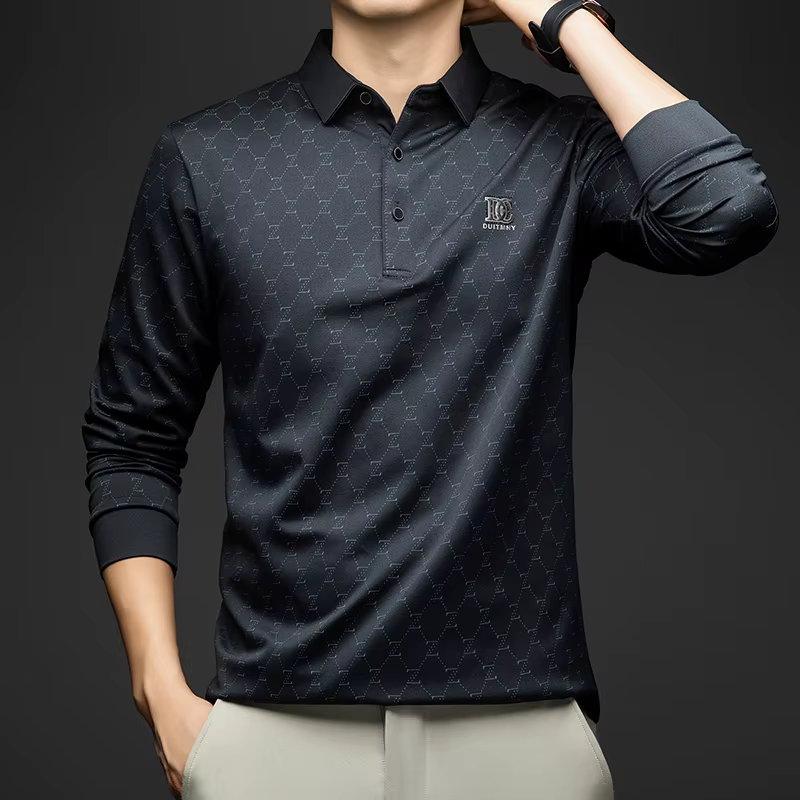 Chemises Polo Élégantes BROWON Printemps-Automne 2026 pour Hommes