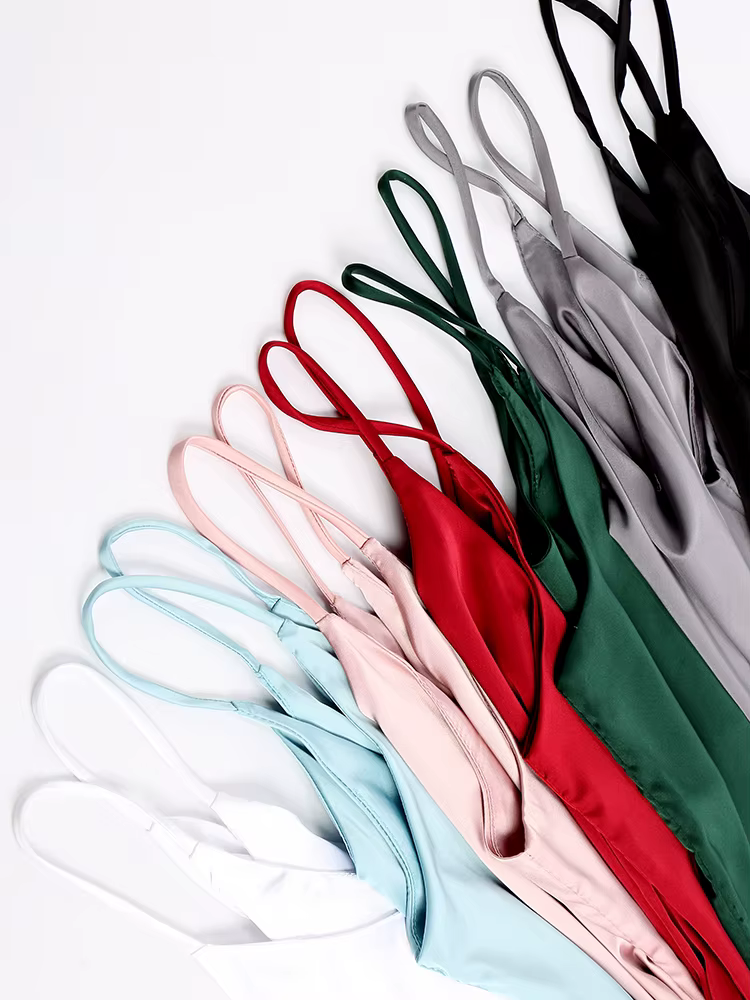 Injprecious-Haut à bretelles spaghetti pour femme