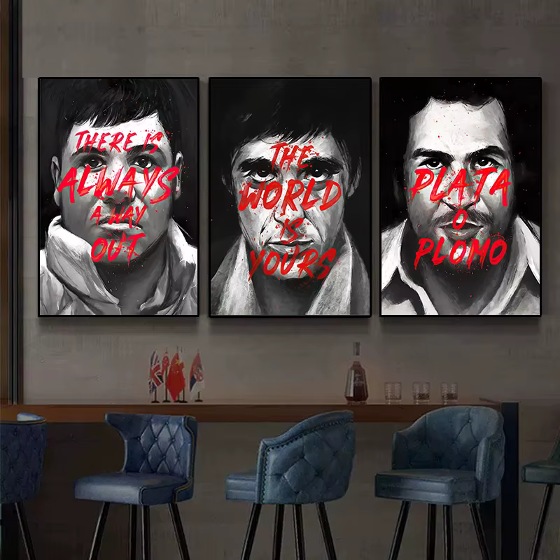 The World Is Yours Wall Art Canvas Painting for Home Decor