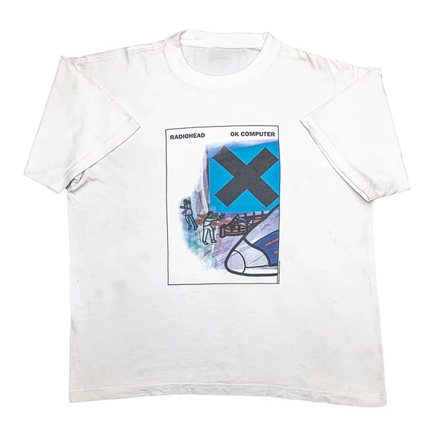 T-shirt décontracté de luxe de la marque Radiohead OK Computer Album 1994 pour hommes et femmes