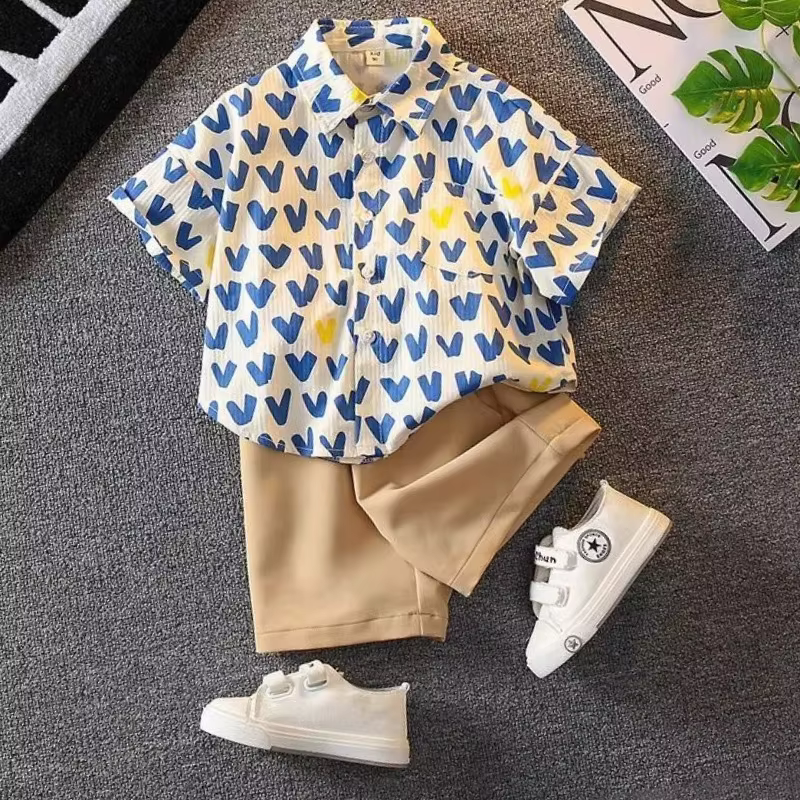 T-shirt d'été à manches courtes pour garçons