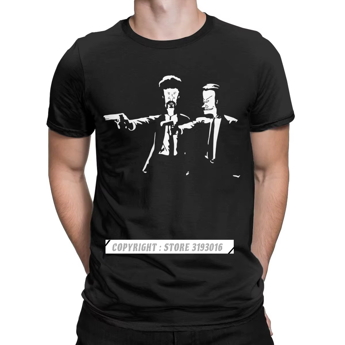 Beavis & Butthead Pulp Fiction t-shirts hommes