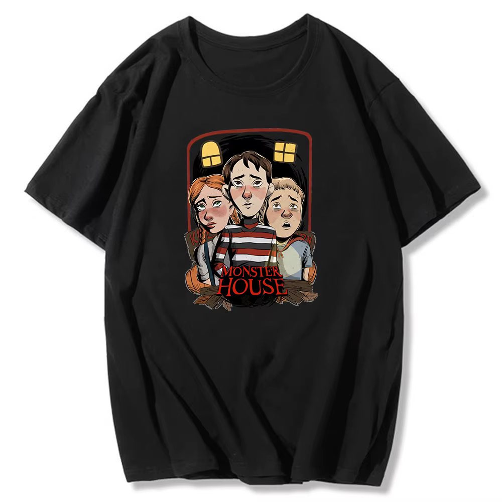 T-shirt imprimé dessin animé Monster House