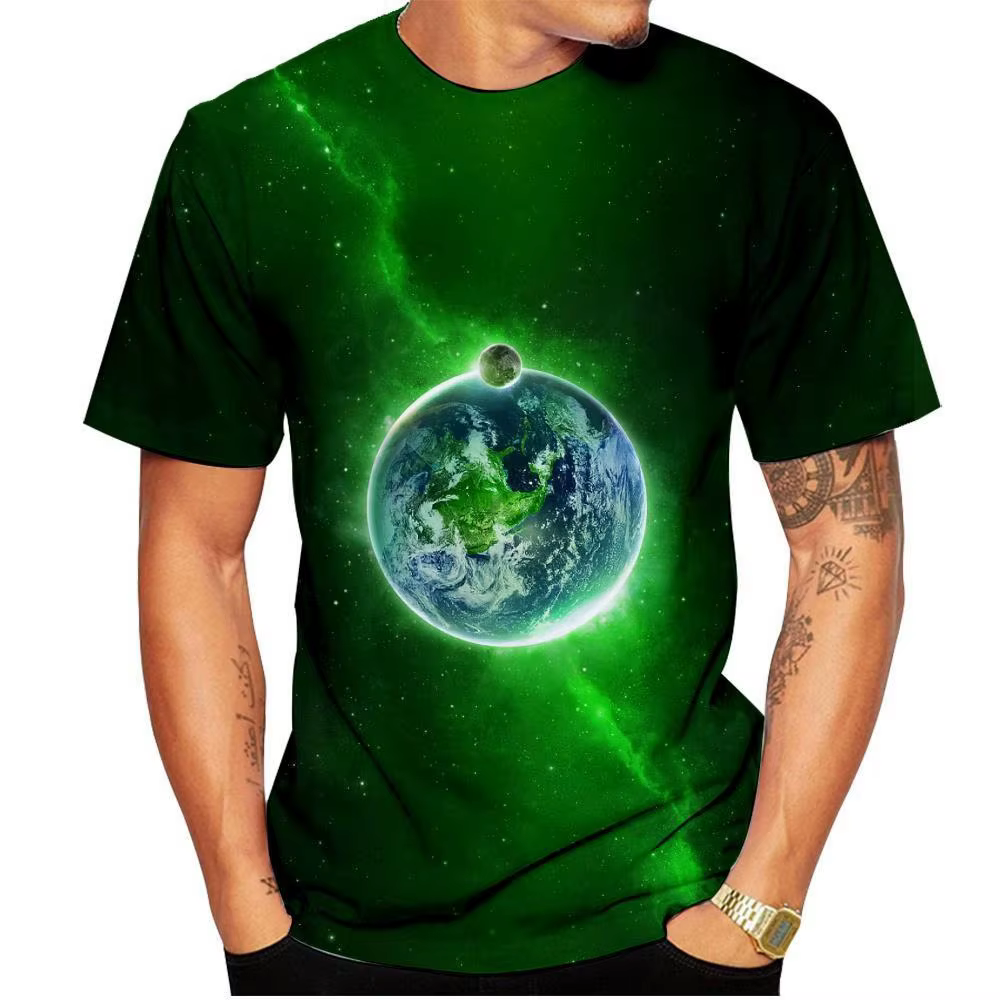 T-shirt galAct de l'espace pour hommes et femmes