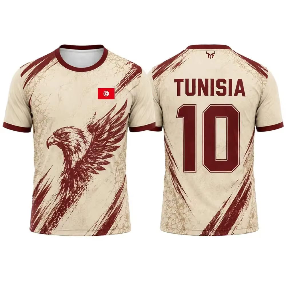 Maillot imprimé drapeau tunisien