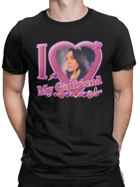 T-shirt personnalisé I Love My Girlfriend