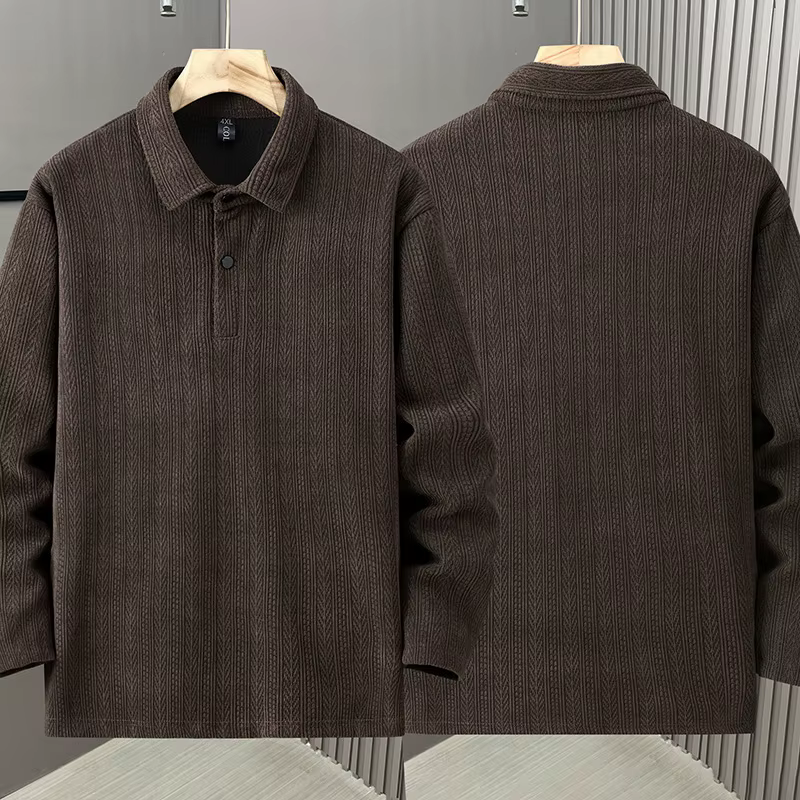 Polo à manches longues pour homme