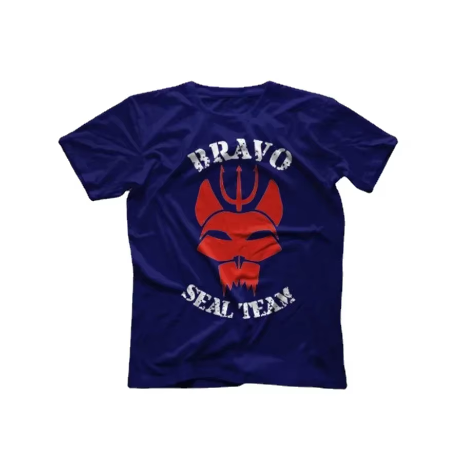 Série TV Naval Bravo Seal équipe Logo T-Shirt 100% coton col rond été à manches courtes décontracté hommes