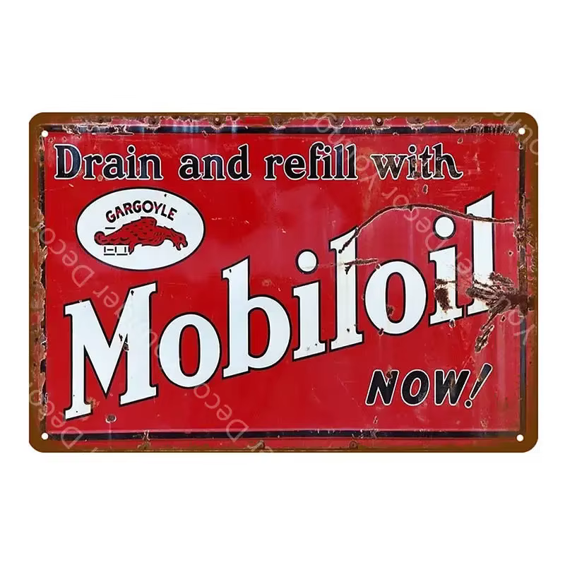Panneau d'affichage d'huile moteur, plaque murale de rouille Vintage, signes de voiture, lubrifiant, gaz, affiche en métal, signe en étain, décor de Garage, boutique de voiture, Plaques en fer blanc
