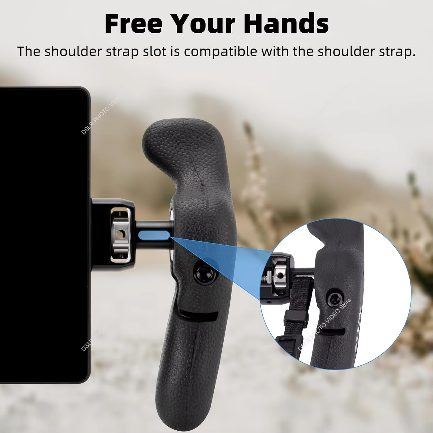 Poignée latérale de caméra Nitze pour moniteur SmallHD