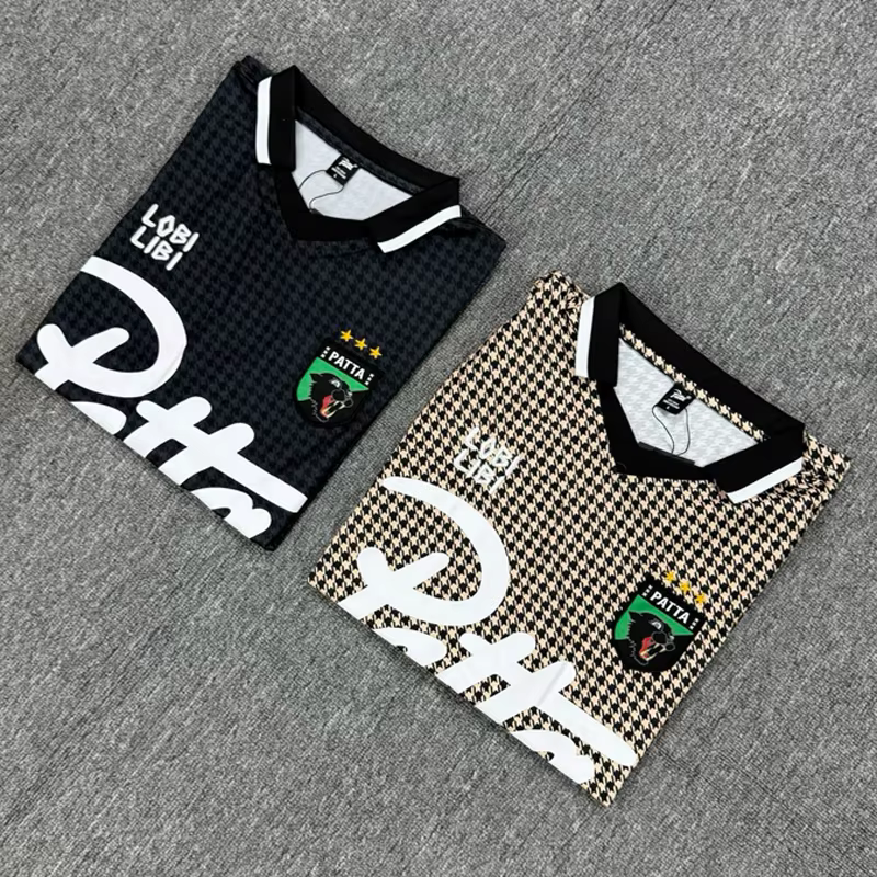 PATTA Jersey Homme Femme Sport Haute Qualité Color Blocking Broderie Polo Manches Courtes T-shirt Patta