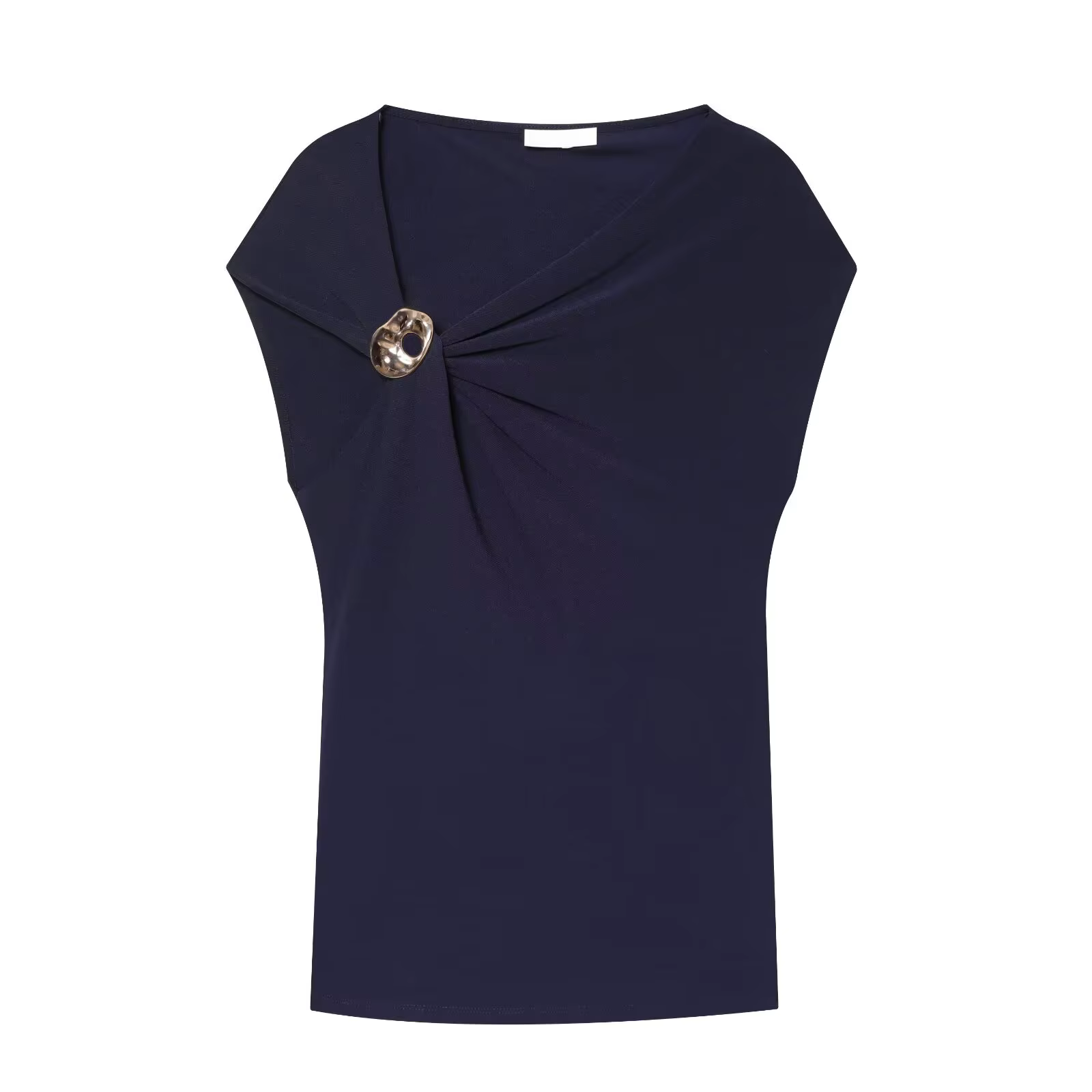 Haut asymétrique court sans manches KLKXMYT pour femme