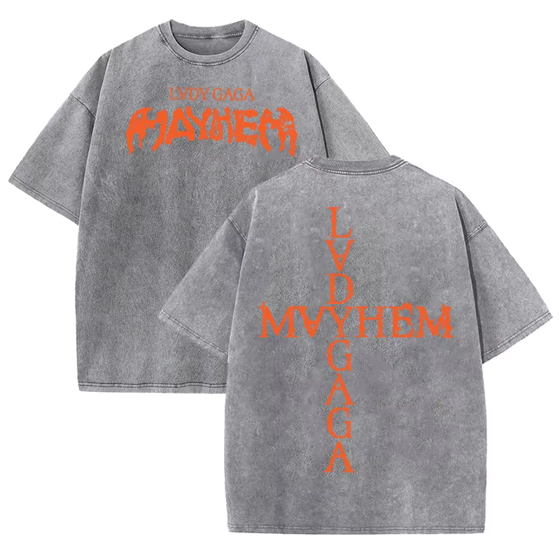 T-shirt vintage Lady Gaga Mayhem pour homme
