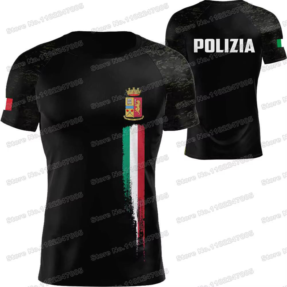 T-shirt de la Police italienne nouveau 2025