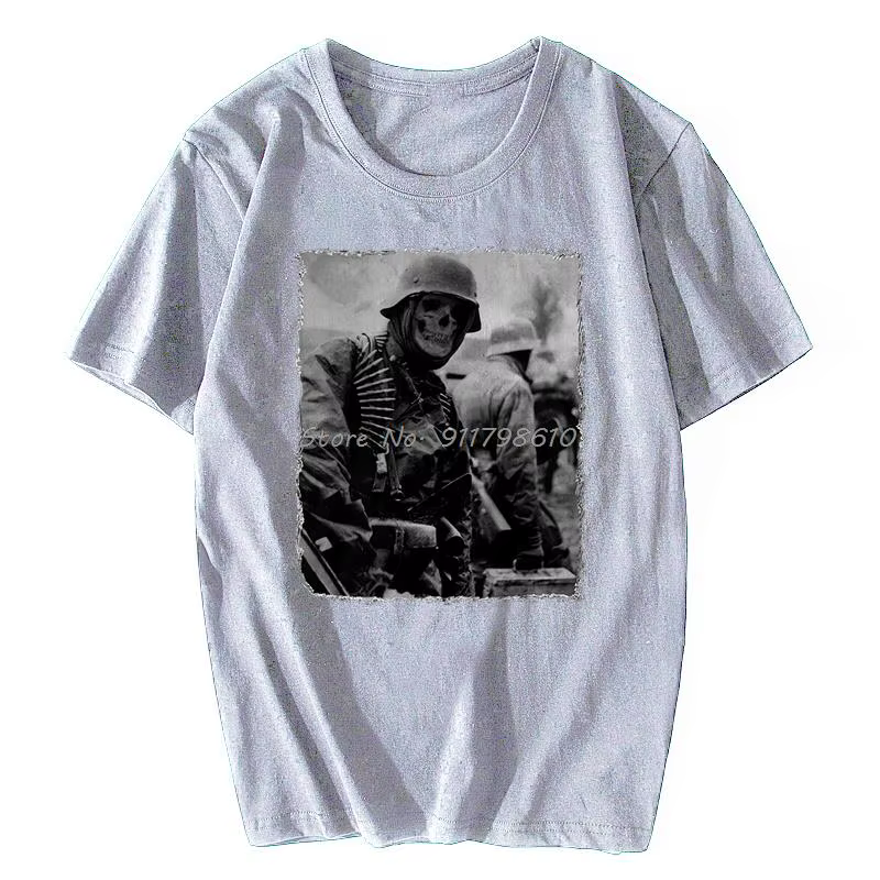 Allemagne Belgique Ardennes 1944 T-shirt soldat allemand Wehrmacht.