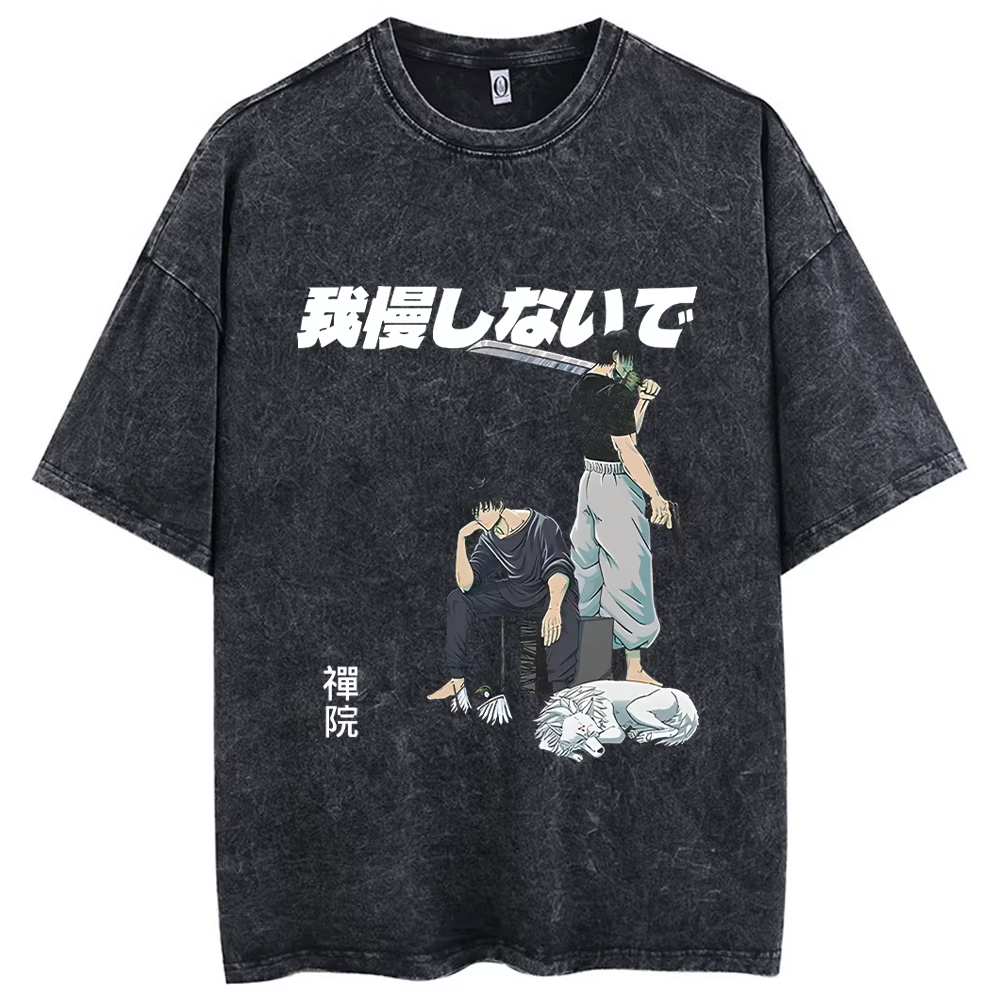 Fushigflats-T-shirt imprimé Toji pour hommes et femmes