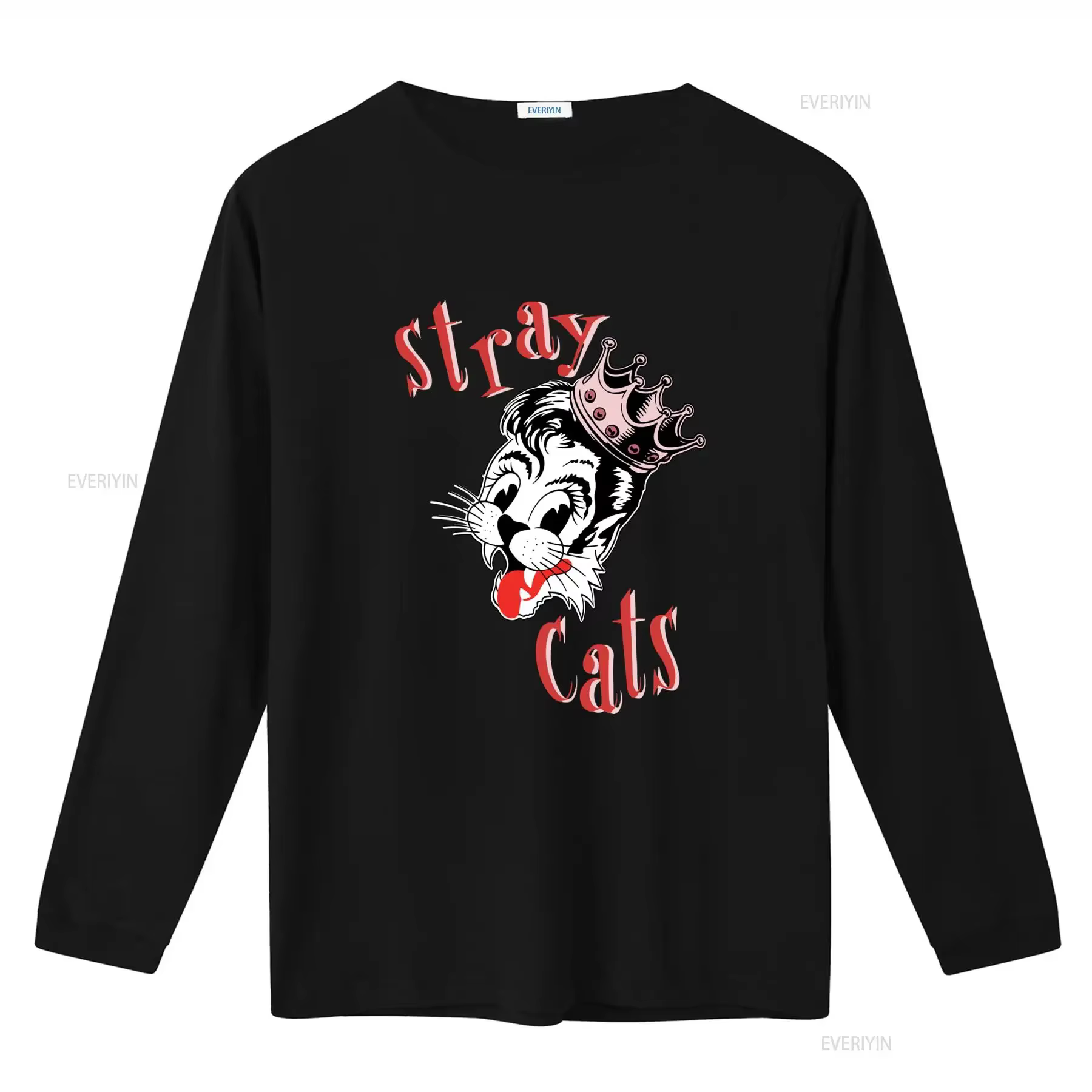 T-shirt vintage en coton Stray Cats Band