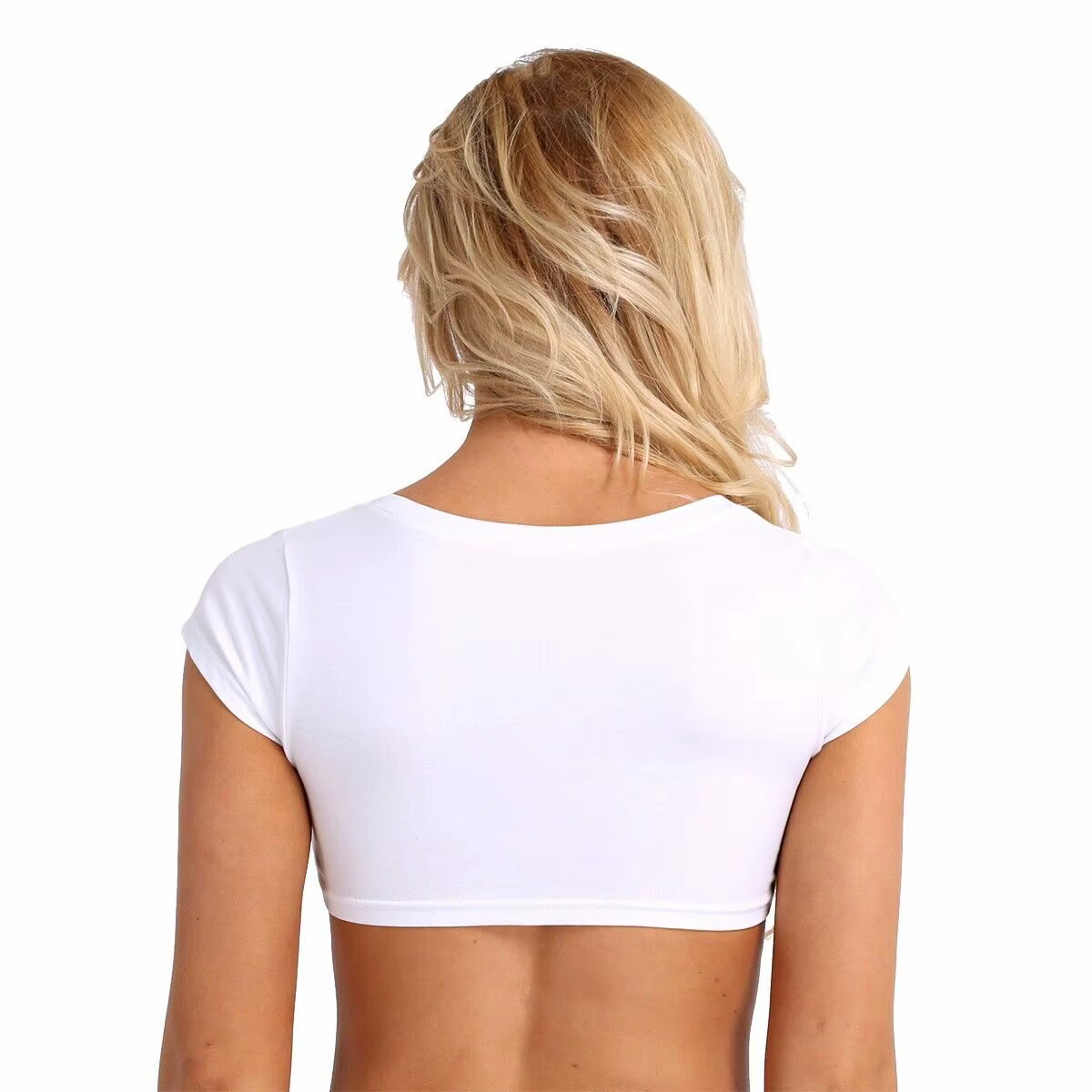 Haut court en coton pour femme