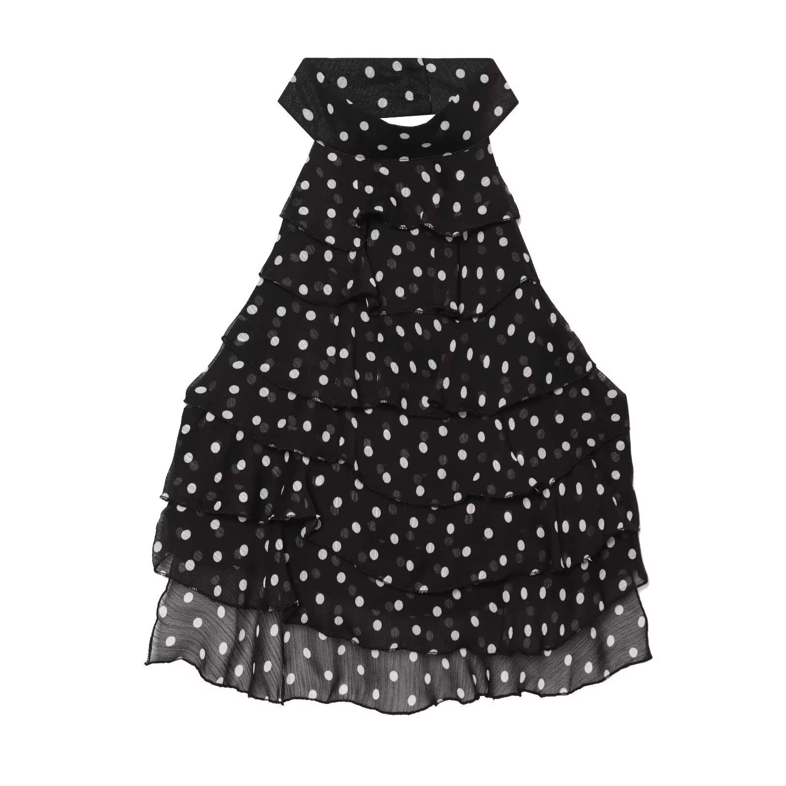 Haut sexy et élégant en georgette à col halter pour femme