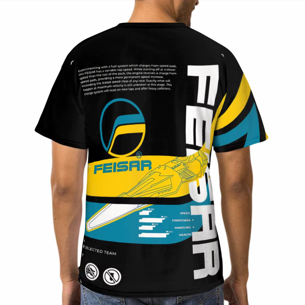 T-shirt en polyester Wipeout pour hommes