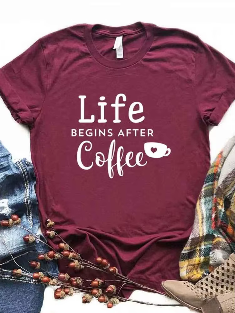 T-shirt manches courtes col rond femme