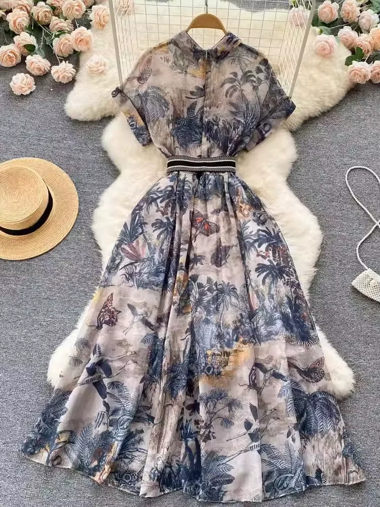 Robe de Soirée Vintage Française
