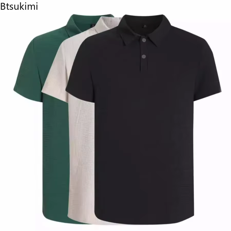 Polo homme uni slim de qualité supérieure