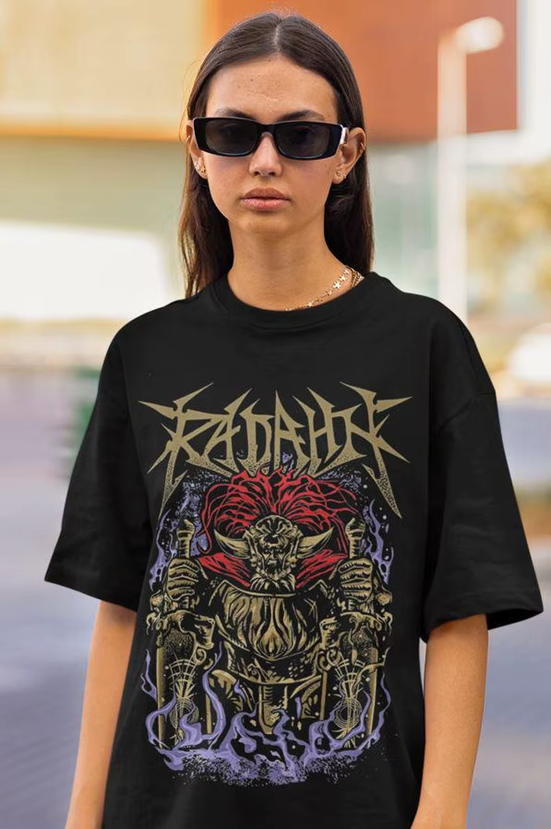 Tee-shirt graphique unisexe Elden Ring Radahn - Chemise démon du festival Soulsborne
