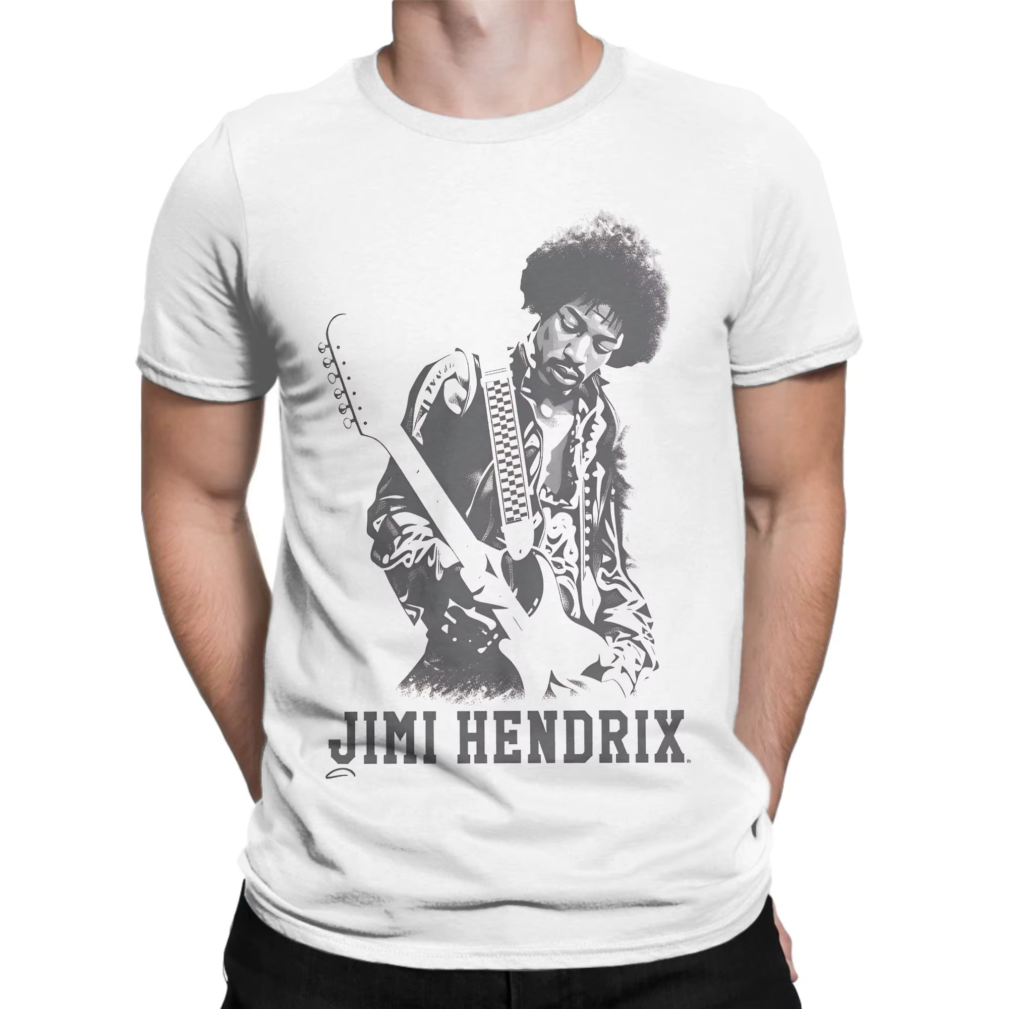 T-Shirt en coton Jimi Hendrix pour homme