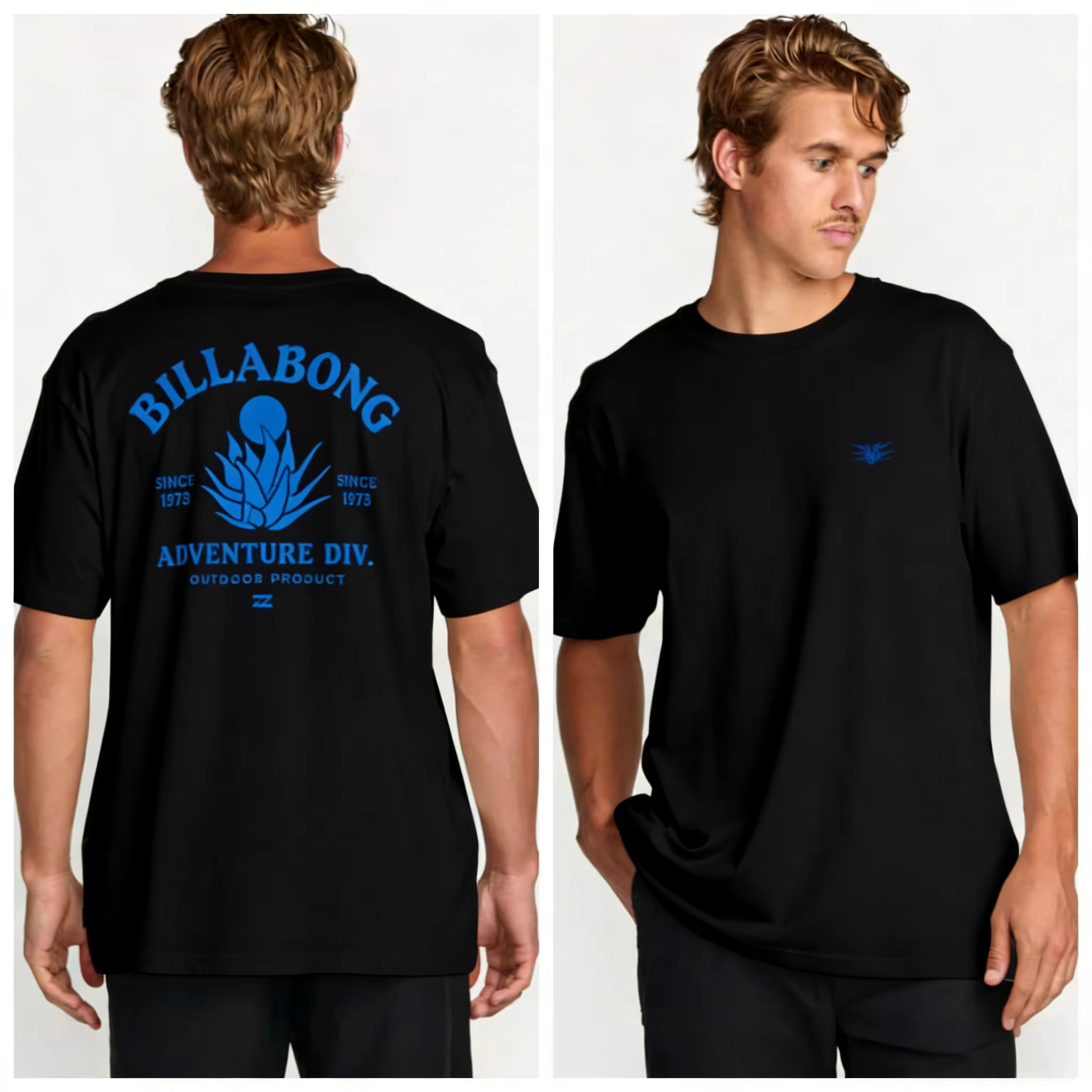 T-shirt en pur coton Billabong été 2026 pour homme