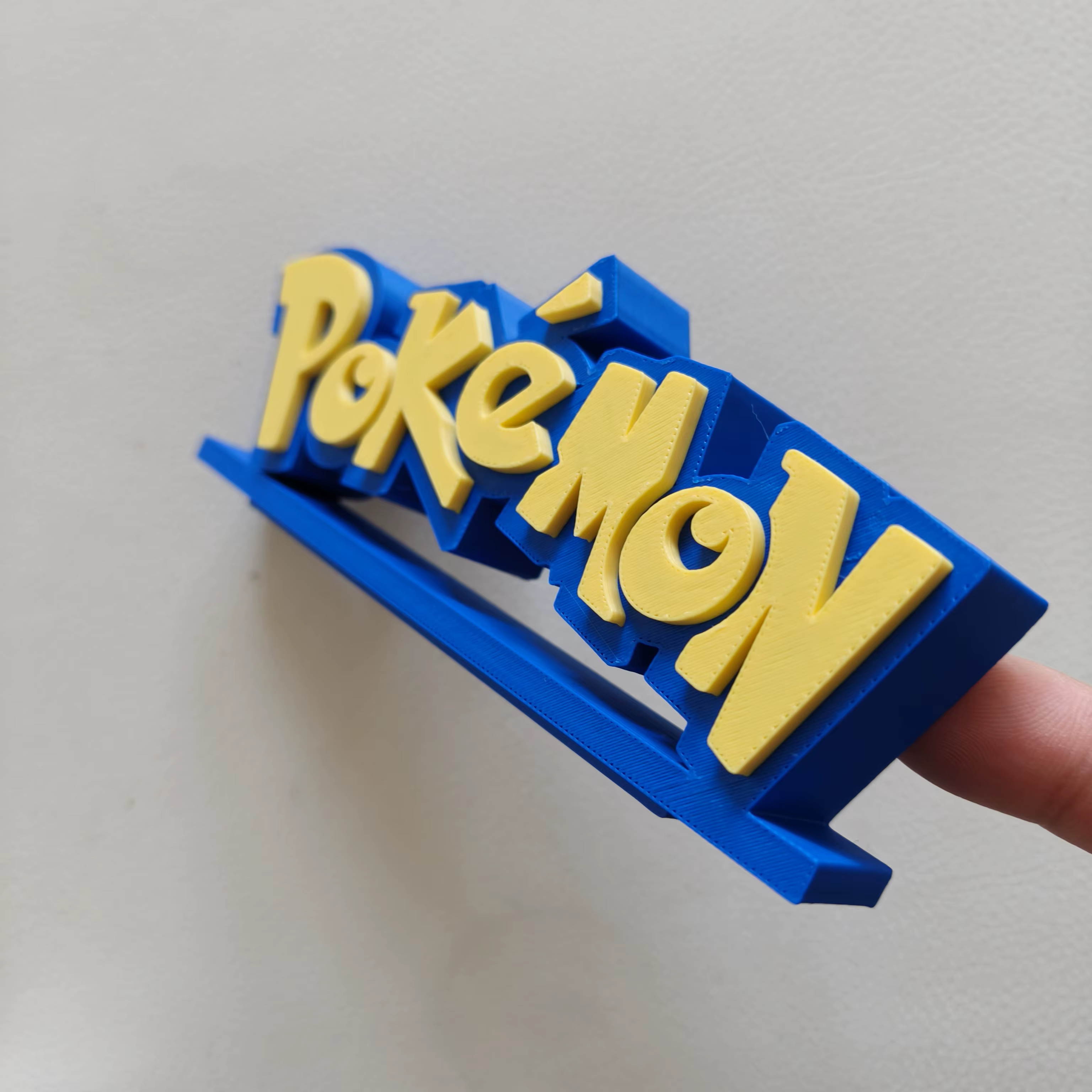 Logo Pokemon imprimé en 3D