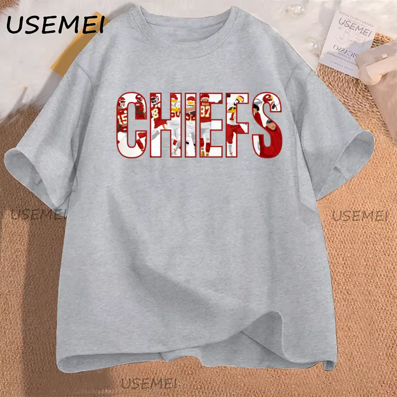 KC Chiefs Kansas City Football T-shirt hommes femmes