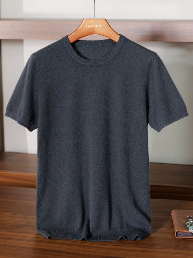 Nouveau pull en cachemire à col rond pour hommes en automne et en hiver 100% pur