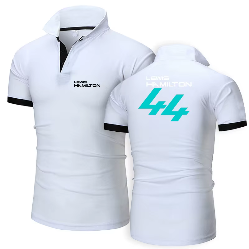Polo à Manches Courtes en Coton pour Homme