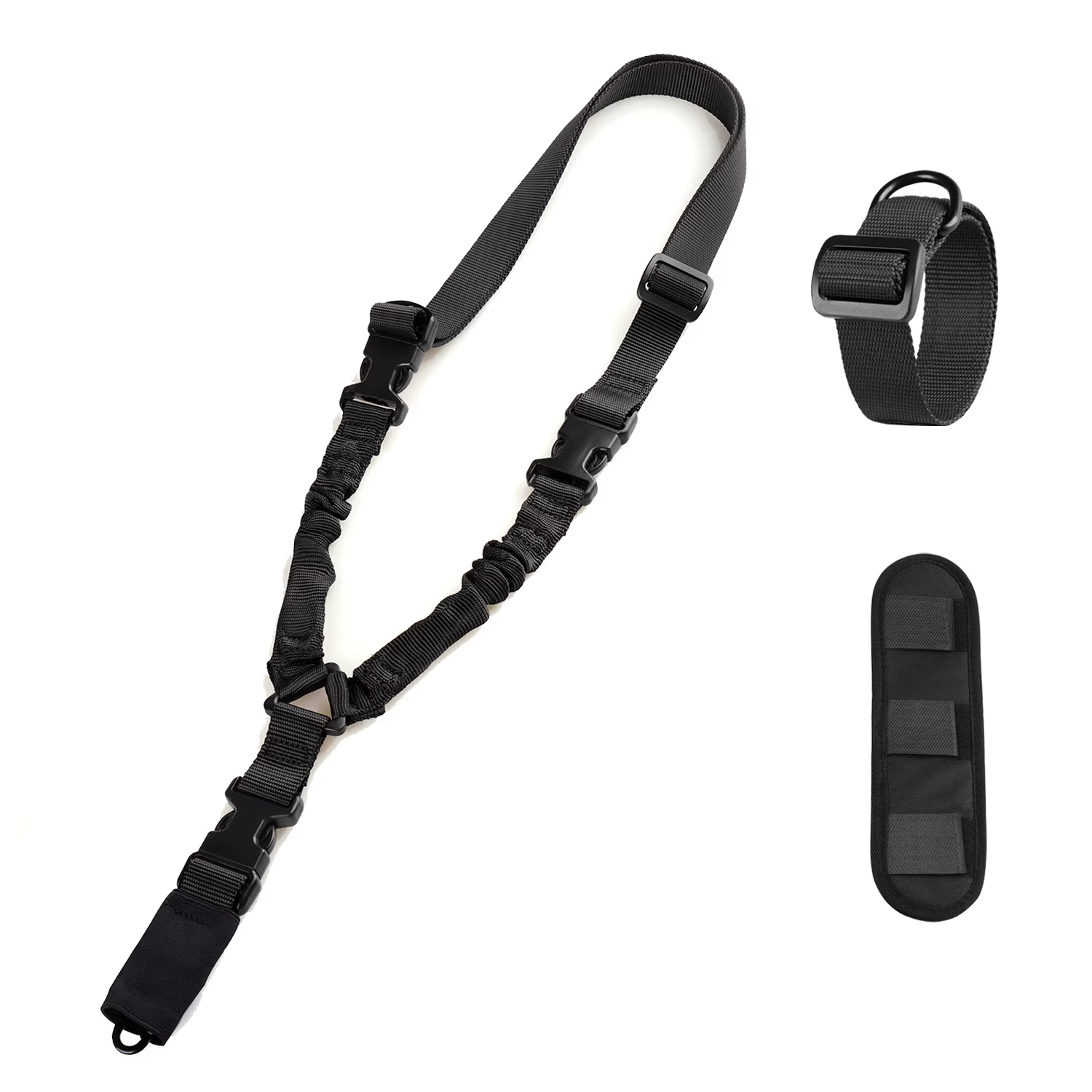 Pistolet tactique en Nylon, fusil diagonal à point unique, sangle à bandoulière pour pistolet à eau d'extérieur, accessoire de corde tactique CS réelle