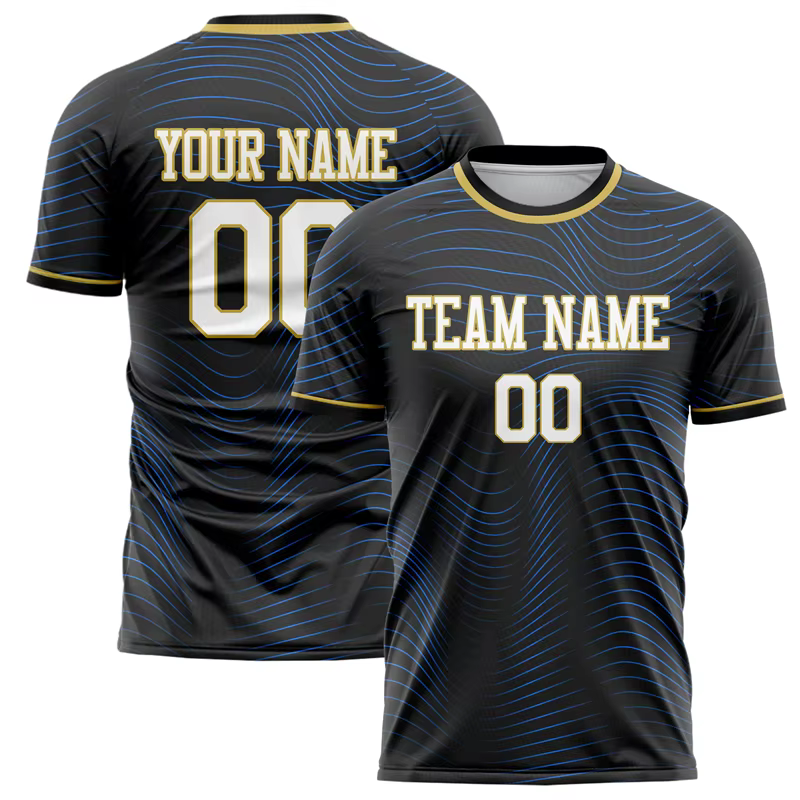 Nom de l'équipe personnalisé numéro nom T-shirt de Football