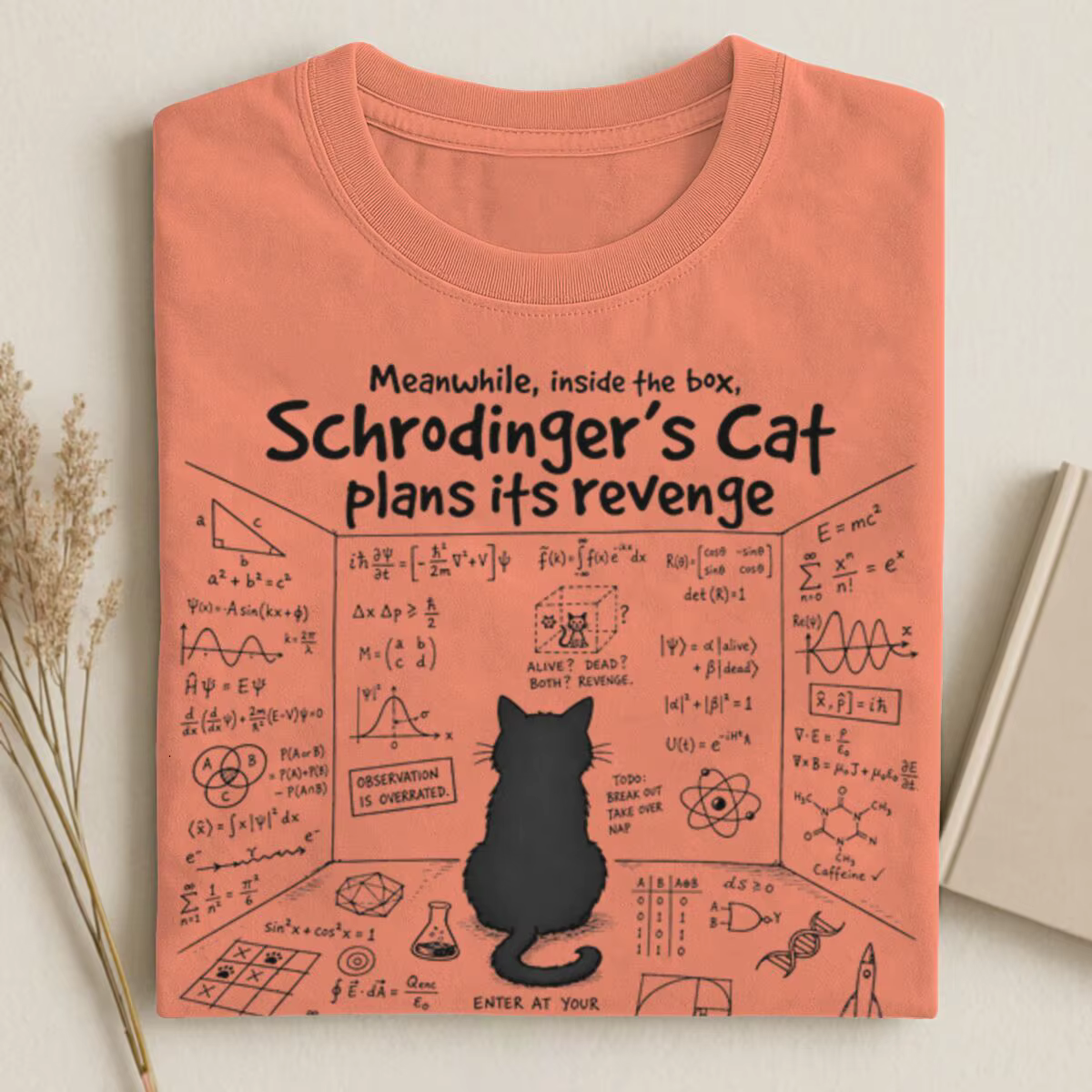 T-shirts Schrodinger’s Cat Plans pour femmes et hommes