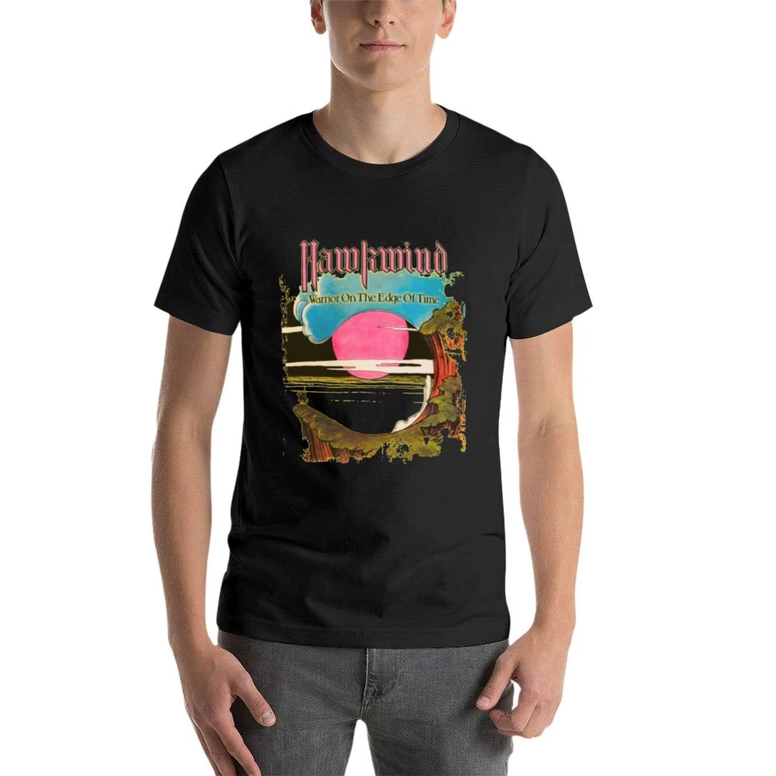 Hawkwind - T-shirt Warriors sur le bord du temps