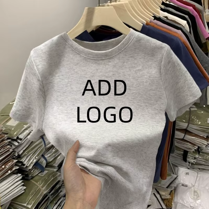 T-shirt en coton personnalisé pour femme