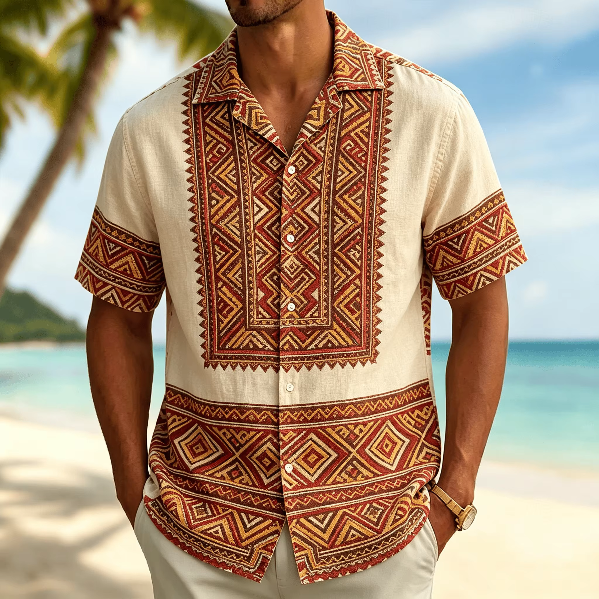 Chemise à manches courtes pour homme 2026