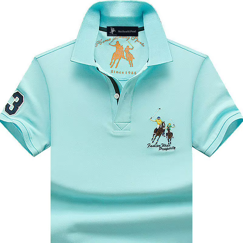 Polo T-shirt Homme en Coton Grande Taille