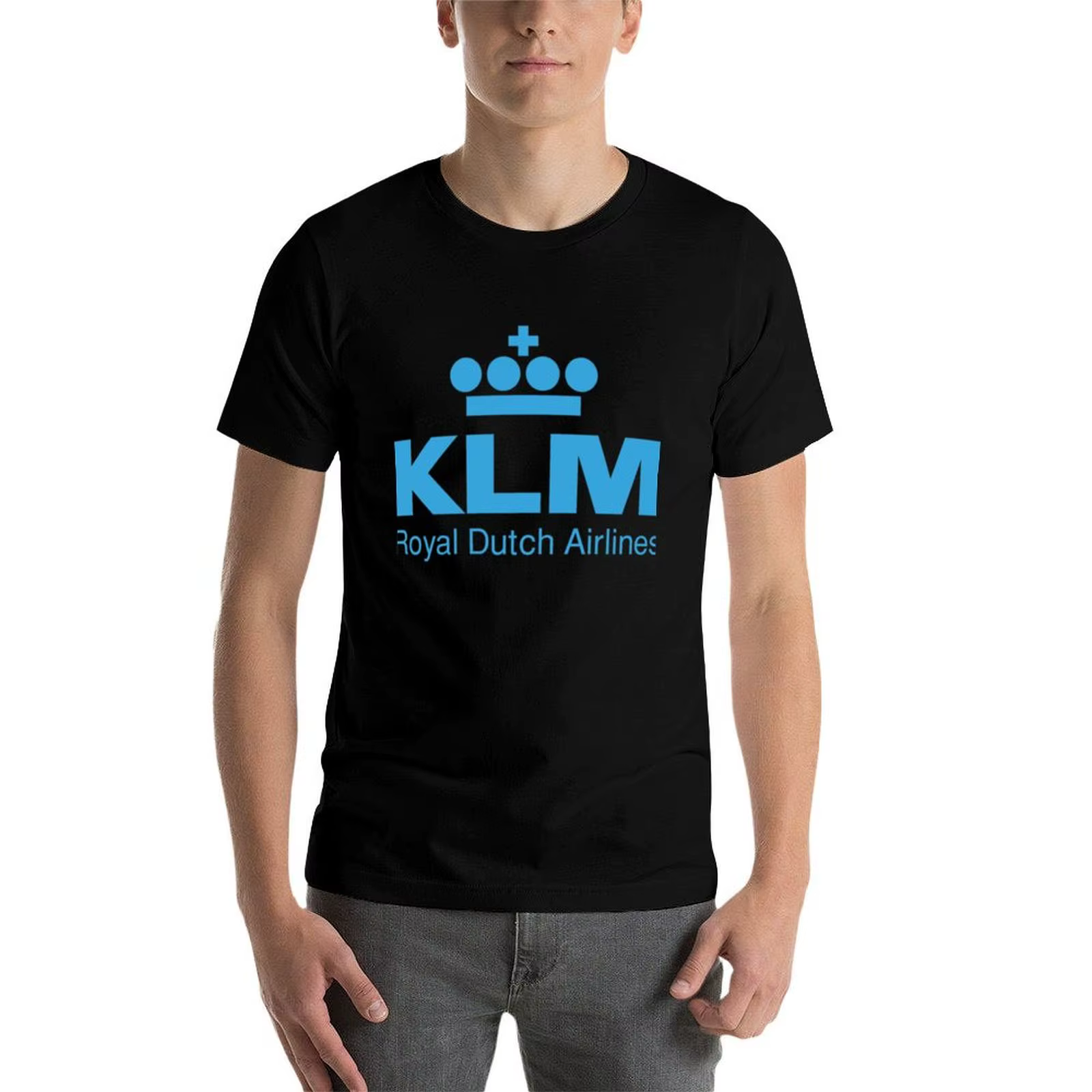 SELLER-KLM Airlines marchandise T-Shirt chemises de créateurs