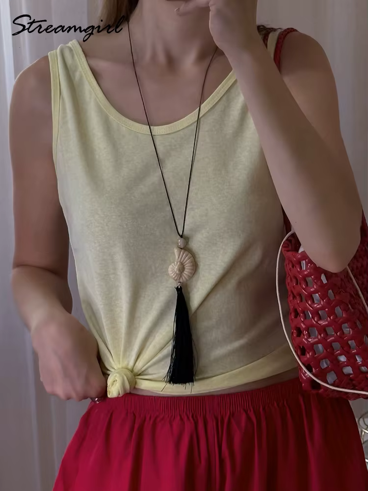 Streamgirl – débardeur en coton pour femmes
