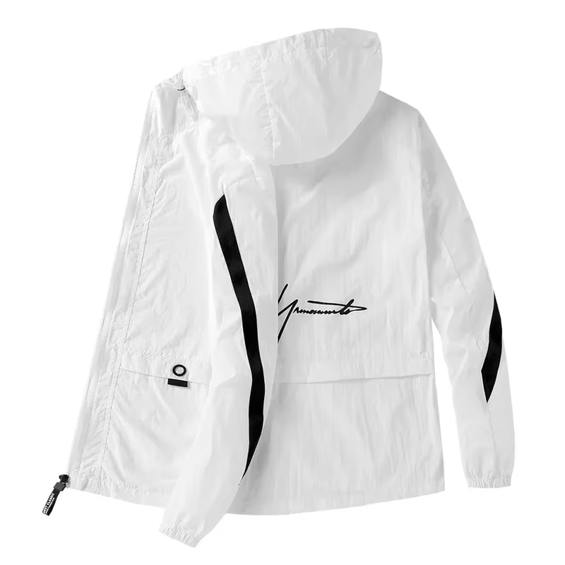 Veste à capuche pour hommes, nouveau manteau de Protection solaire, mince, respirant, décontracté, Sports de plein air, été