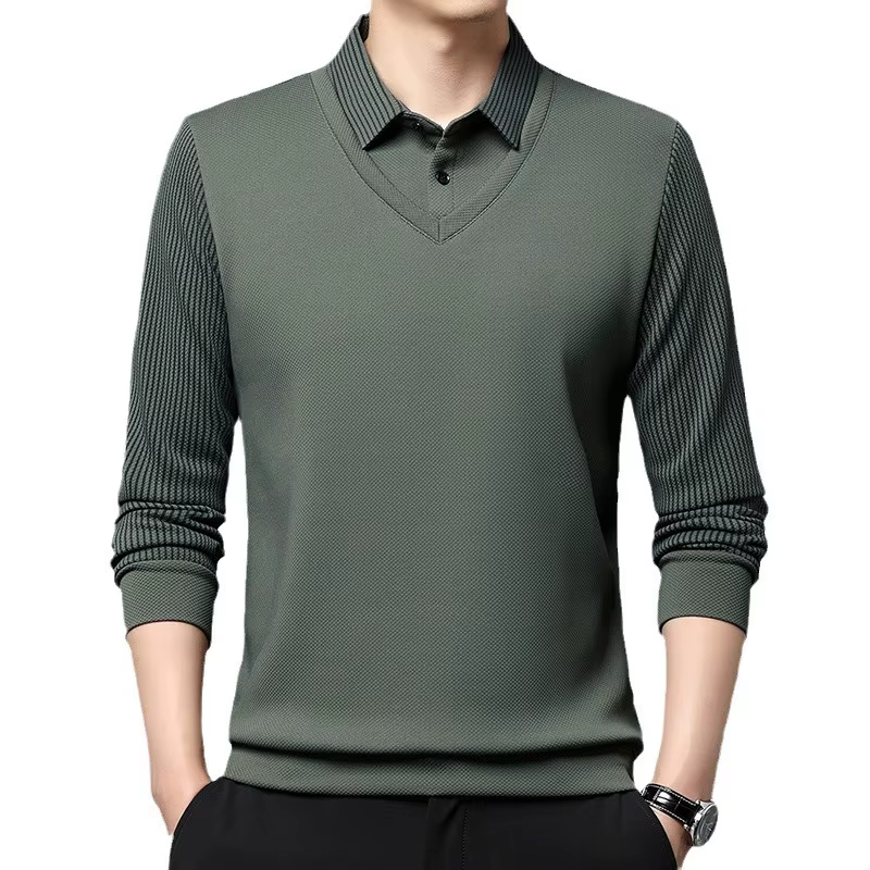 Polo à manches longues pour homme