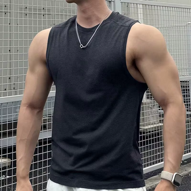 Débardeur de sport jacquard pour homme