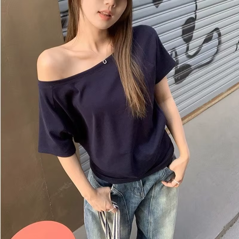 T-Shirt à épaules dénudées pour femmes