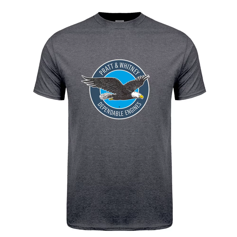 Nouveau Pratt & Whitney Hommes T Shirt D'été À Manches Courtes En Coton Tee Shirts Y-pour Homme Femmes LH-557